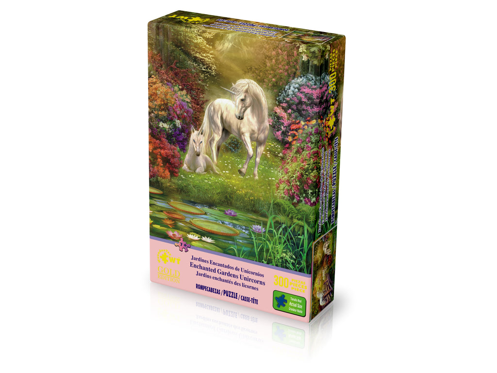 Rompecabezas Premium Edition 300 Piezas  Jardines Encantados de los Unicornios