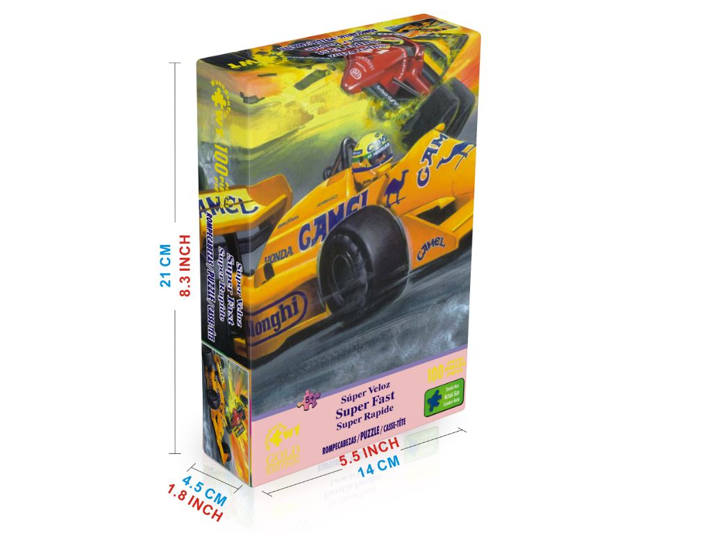 Rompecabezas Gold Edition Super Veloz 100 piezas