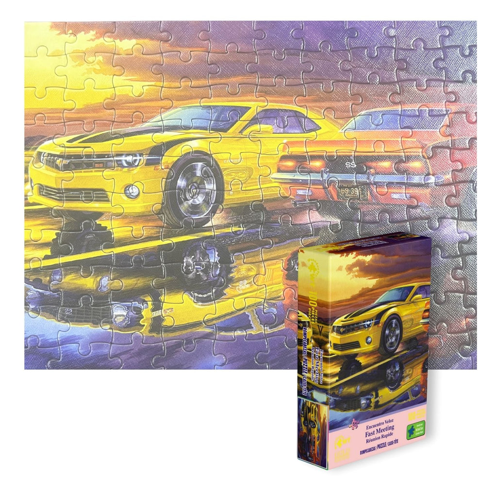 Rompecabezas Gold Edition Encuentro Veloz 100 piezas