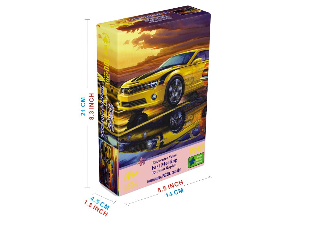 Rompecabezas Gold Edition Encuentro Veloz 100 piezas