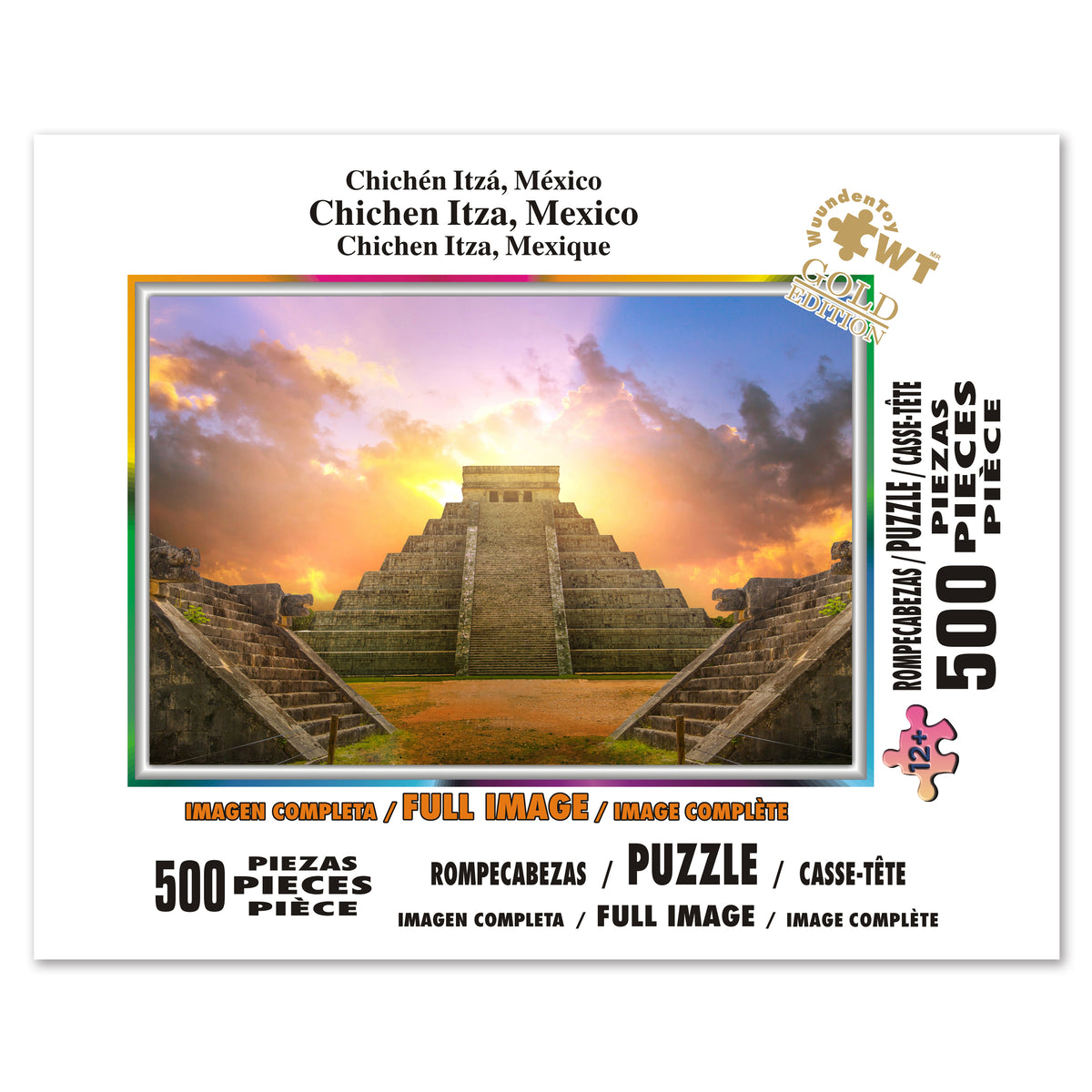 Rompecabezas Gold Edition 500 Piezas   Chichén Itzá, Mexico