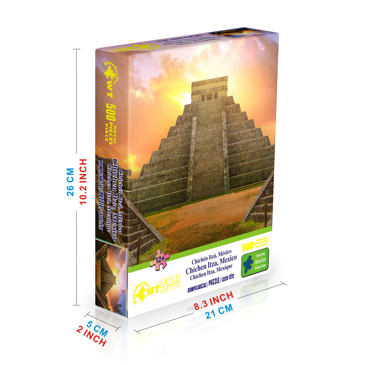 Rompecabezas Gold Edition 500 Piezas   Chichén Itzá, Mexico