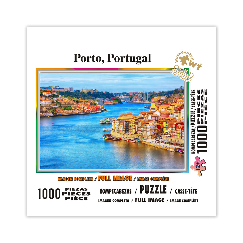 Rompecabezas Gold Edition 1000 Piezas  ,Porto, Portugal