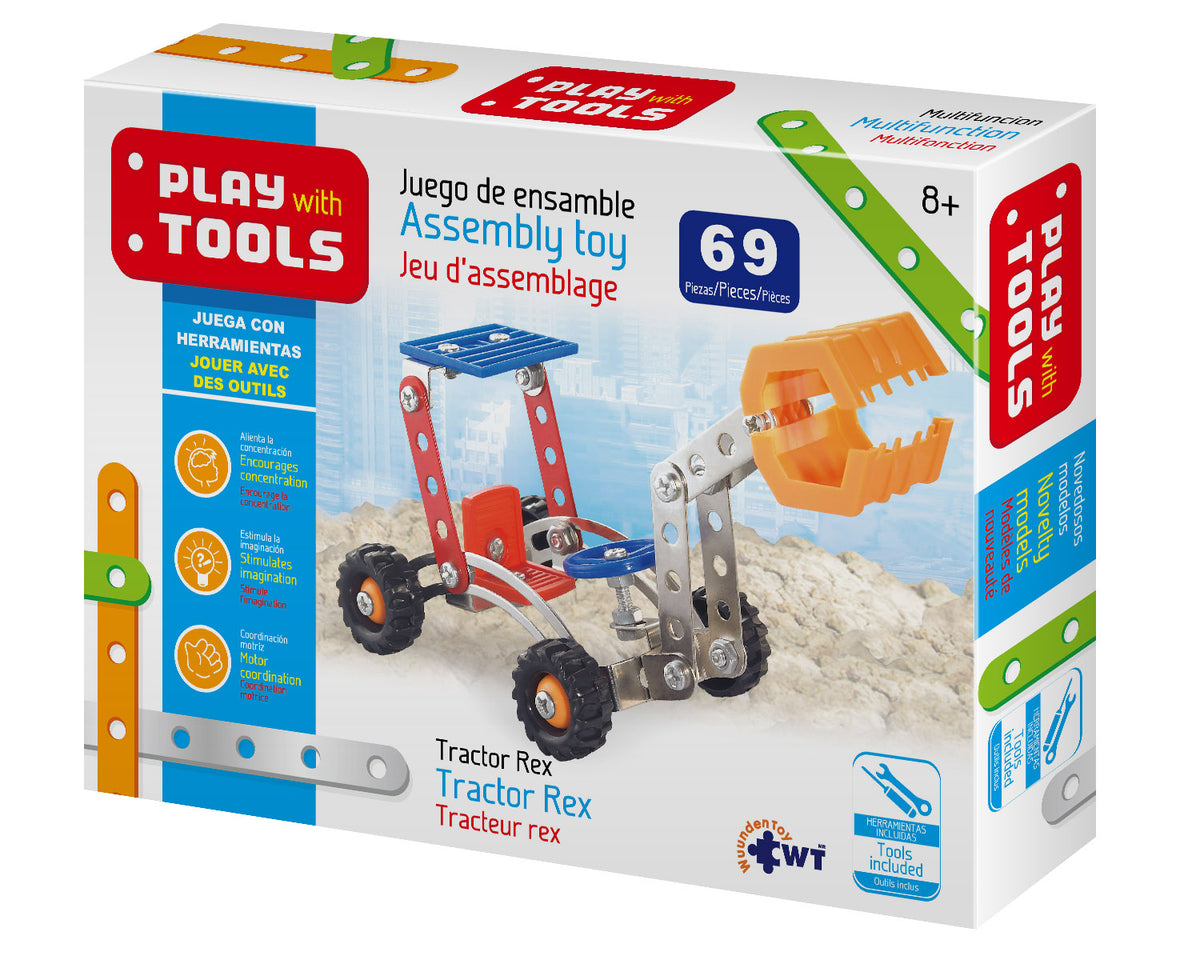 Play With Tools Juego de Construcción Modelo:  Chico Tractor Rex
