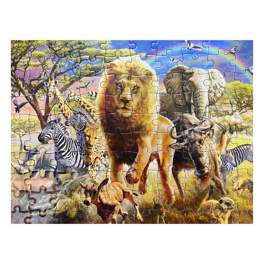 Rompecabezas Gold Edition 100 Piezas   Jungle Animals