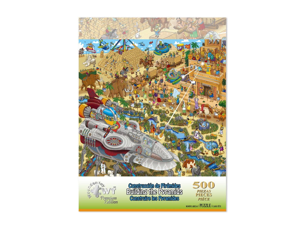 Rompecabezas Premium Edition 500 Piezas   Construccion De Piramides