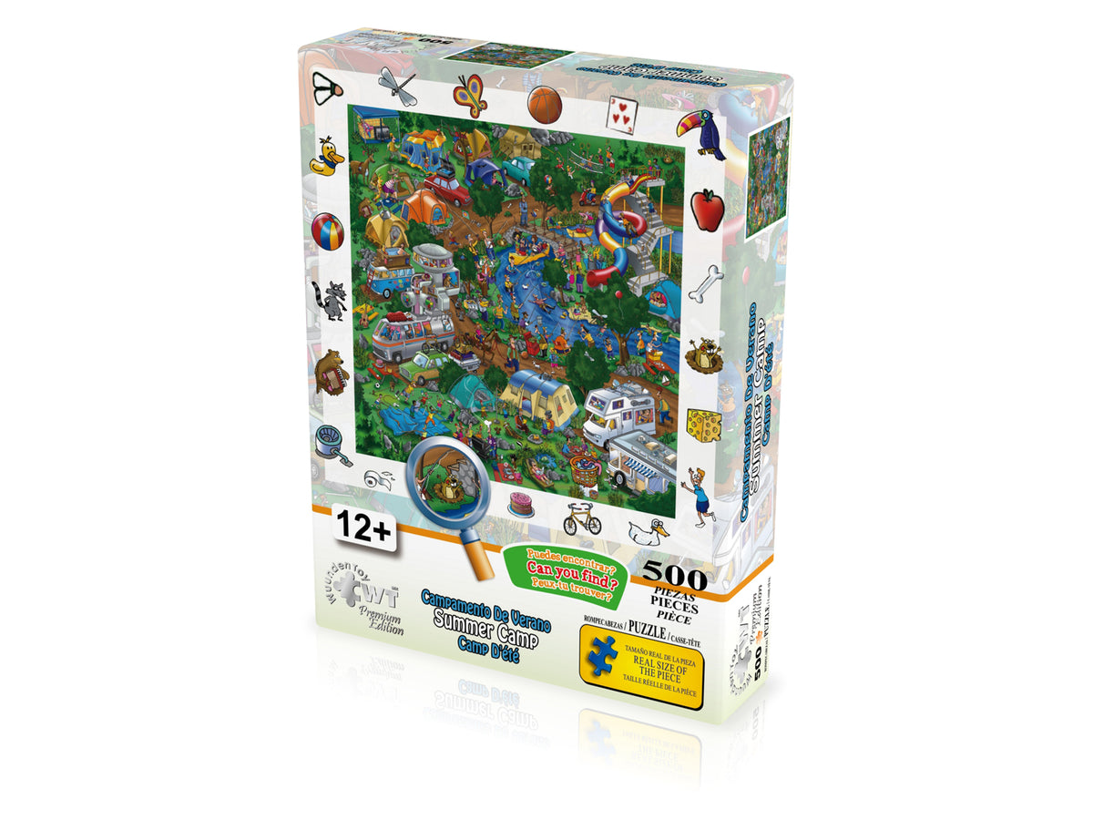 Rompecabezas Premium Edition 500 Piezas    Campamento De Verano